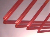 Profilrohr quadrat rot 5,0 mm , 434-57/3