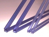 Profilrohr rechteck blau 2,0 x 4,0 mm , 445-53/3