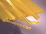 Profilrohr rechteck gelb 2,0 x 4,0 mm , 440-53/3