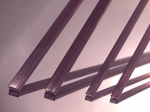 Profilrohr rechteck braun 2,0 x 4,0 mm , 443-53/3